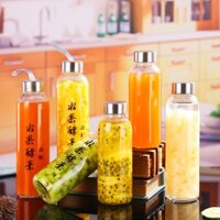 Chai Thủy Tinh Rỗng Trong Suốt Đựng Trái Cây / Rượu enzyme