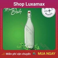 Chai Thủy Tinh Vuông Swing Bormioli Rocco - 1 Lít DTK453265 - Shop LuxaMax - Square glass bottle Swing Bormioli Rocco - 1 liter