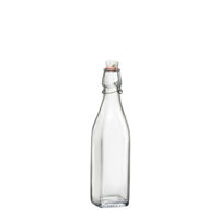 Chai Thủy Tinh Vuông Swing Bormioli Rocco đưng mât ong, nươc uông, nươc ep đươc lam tư thuy tinh cao câp không chi - 500ml