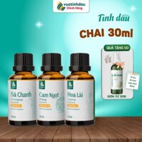 Chai Tinh Dầu Thiên Nhiên Nguyên Chất Xông Máy Thơm Phòng VUATINHDAU 30ml Xông Mặt Xông Hơi