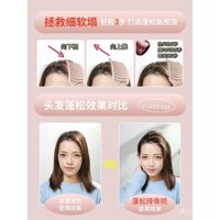 Chải tóc cao cấp, lược chải tóc mềm mại cho phụ nữ, lược lớn uốn cong cho tóc dài và xoăn, lược massage da đầu
