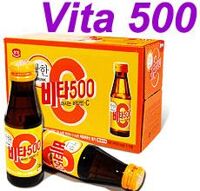 Chai Vita500- Vitamin C dạng nước Kwangdong, Hàn Quốc - Hộp 10 chai