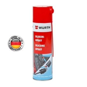 Chai xịt bảo dưỡng cao su có silicone và nhựa chuyên dụng Wurth WU-DDN500
