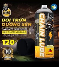 Chai xịt bảo dưỡng sên ,bôi trơn, chống kêu rít, ít văng SprayKing Chain Lube 400ml Mẫu Mới