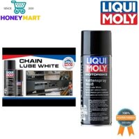 Chai xịt bôi trơn bảo vệ sên Liqui Moly Chain Lube White 1591 400ml HONEYMART