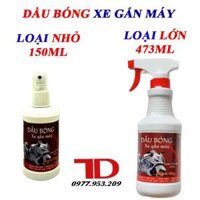 Chai Xịt Bóng Bảo Vệ Xe Máy 909 Kira, dầu bóng chuyên dụng - 150ml