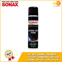 Chai xịt bọt làm sạch và bảo dưỡng ghế da ô tô Leather Care Foam Profiline Sonax 289300 400ml - làm mềm mịn da, dạng bọt không cần dùng nước