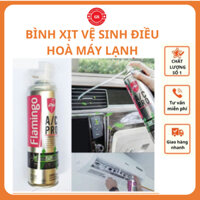 Chai xịt bọt vệ sinh điều hoà máy lạnh, bình xịt vệ sinh điều hoà máy lạnh ô tô xe hơi Flamingo F020 500ml
