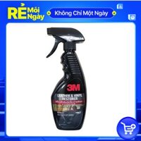 Chai Xịt Chăm Sóc Da, Nội Thất Ô Tô- 3M Leather &amp; Vinyl Restorer PN39040LT 400ml - Đen