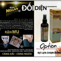 CHAI XỊT CHẶN NGAY CƠN NGỨA 7 MÀU EURAXcy 100ML LOẠI BỎ GHẺ NGỨA GHẺ NƯỚC NGỨA DO KÝ SINH TRÙNG