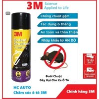 Chai xịt chống chuột vào khoang động cơ, gầm xe, chuột cắn dây điện ô tô 3M 89797