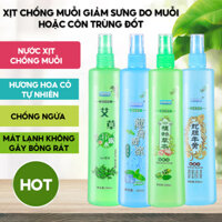 Chai Xịt Chống Muỗi Phun Sương Có Hương Hoa Cỏ Tự Nhiên Chống Ngứa Hiệu Quả Phù Hợp Mọi Làn Da - BẠC HÀ