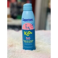Chai xịt chống nắng trẻ em Coppertone Kids SPF 50