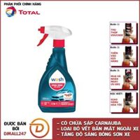 Chai xịt đánh bóng nhanh và bảo vệ sơn xe Total Energies TE-SS500 500ml - có sáp Carnauba, dùng được trên nhựa, cao su