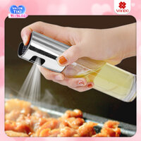 Chai xịt dầu 100ml bằng thủy tinh an toàn, bình xịt phun sương đa năng VANDO - 1 chai