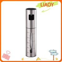 Chai xịt dầu liaoy, máy phun dầu bằng thép không gỉ press-type, gia vị 100ml chai xịt dầu thịt nướng nhà bếp