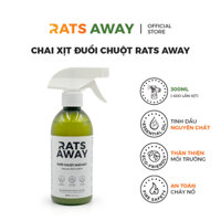 Chai xịt đuổi chuột chuyên dụng cho ô tô RATS AWAY 300ml - 1 Chai 300ml