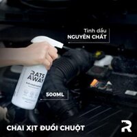 Chai xịt đuổi chuột chuyên dụng cho ô tô RATS AWAY 500ml - 3 Chai 500ml