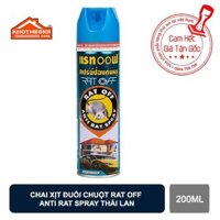 Chai Xịt Đuổi Chuột RAT OFF ANTI RAT SPRAY 200ml Thái Lan
