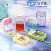Chai xịt dưỡng ẩm loại thẻ, phun sương mịn, chai xịt nhỏ, nước hoa hồng, chai xịt nhỏ đựng cồn, chai nhỏ rỗng di động cho du lịch
