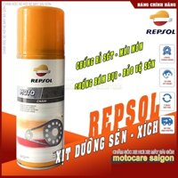 CHAI XỊT DƯỠNG SÊN REPSOL BÔI TRƠN SÊN XÍCH REPSOL 400ML