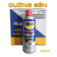 Chai xịt dưỡng sên xích WD40 Chain Lube 360ml