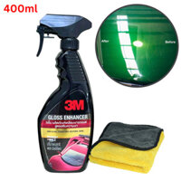 Chai Xịt Dưỡng Sơn Làm Bóng Nhanh Sơn Xe Ô Tô Chống Lão Hóa Bề Mặt Chính Hãng 3M 39034LT 400ml Tặng Khăn