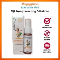 Chai xịt giảm đau họng keo ong Vitatree đẩy lùi cơn ho 25ml - Hàng Mỹ Giá Sỉ
