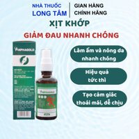 Chai Xịt Giảm Đau Xương, Đau cơ, Tê Buốt Chân Tay, Nhức Mỏi Cơ, Bong Gân Tụ Máu, Sưng Tấy Mạnh