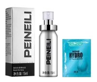 Chai xịt hỗ trợ nam giới Peineili kèm gel bôi trơn Okamoto