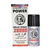 Chai xịt kéo dài thời gian cho nam giới Strong Lion Power Delay Spray 2800 hộp 1 chai 45ml