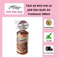 Chai xịt khử mùi trên ôtô , văn phòng mùi thơm cafe Hàn Quốc Air Freshener 500ml