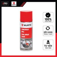 Chai Xịt Mạ Kẽm Chống Han Gỉ Ống Pô Ô Tô Thương Hiệu Wurth Dung Tích 400ml - DPRO Việt Nam