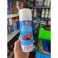 Chai xịt mỡ bò dạng nước ABRO WHITE LITHIUM GREASE 284G