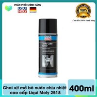 Chai xịt mỡ bò nước cho chốt cửa , bản lề Liqui Moly Tacky Lube Spray 400ml