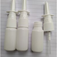 Chai xịt mũi 15ml, lọ xịt mũi 15ml bằng nhựa HDPE, vỏ lọ đựng dung dịch viêm xoang, viêm mũi dị ứng- combo 500 lọ