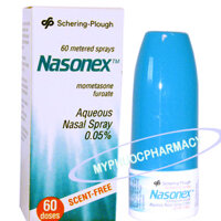 CHAI XỊT MŨI NASONEX 0.05% 60 DOSES