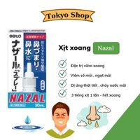 Chai xịt mũi Nazal, xịt thông mũi Nhật Bản 30ml nội địa