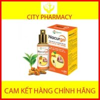 Chai xịt Nacurgo giúp băng vết thương, sát khuẩn và mau lành 12ml