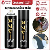 Chai Xịt Nano Chống Nước Cho Giày Dép Quần Áo Túi Ví Mũ Nón bình xịt phun sương bảo quản chống ố vàng thấm dầu bám bẩn