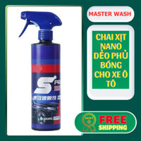 Chai xịt nano dẻo chống bám nước Spray chính hãng dung dịch phủ bóng cho xe ô tô