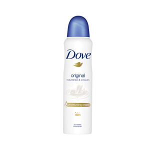 Chai xịt ngăn mùi dưỡng trắng da Dove Original 100g