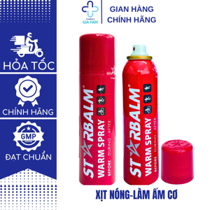 Chai Xịt Nóng Starbalm Warm Spray 150ml