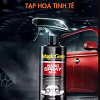 Chai xịt phủ bóng và bảo vệ bề mặt sơn xe Magic Gem NANO SPRAY SEAL 475ml, hiệu ứng lá sen,chống bám bẩn và trầy xước xe