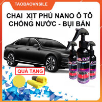 Chai Xịt Phủ Ceramic Wax  Kính Ô tô Chống Nước -  Xịt Phủ Nano wax - Dung Dịch Phủ Bóng Xe Máy, Ô tô Chống Bùn Bẩn - DSQ
