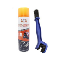 Chai xịt rửa sên xe máy moto WILLF1 Chain Cleaner 500ml Tặng kèm bàn chải vệ sinh sên 3D