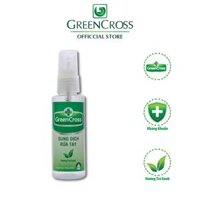 Chai xịt rửa tay kháng khuẩn Green Cross 70ml - Hương trà xanh