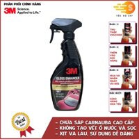 Chai xịt tăng độ bóng sơn ô tô Gloss Enhancer 3M 39034LT 400ml - Hàng Thái Lan, Chăm sóc xe, Tăng độ bóng, Không vệt ố, Dễ sử dụng