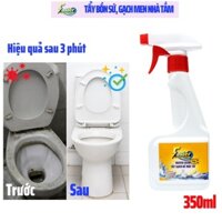 Chai xịt tẩy bồn cầu, vệ sinh vết ố vàng đóng cặn lâu ngày trên gạch men nhà tắm, FasterCera 350ml