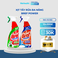 Chai Xịt Tẩy Dầu Mỡ Nhà Bếp Bref Power Dung Tích 750ml Dùng Được Cho Máy Hút Mùi, Lò Nướng